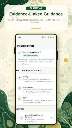 Foodmanac Screenshot 1