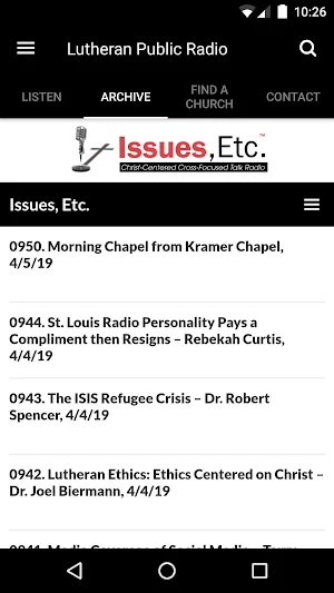 Lutheran Public Radio Screenshot 1