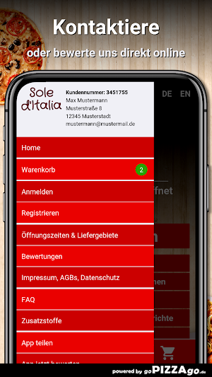 Sole d'Italia App Screenshot 2