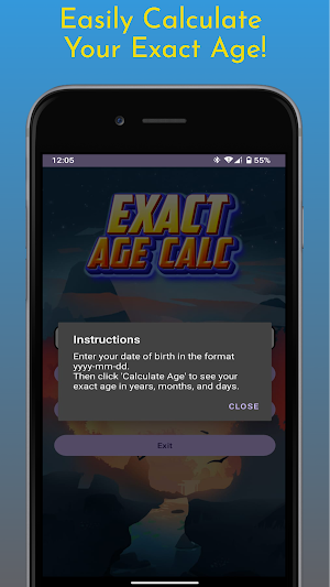 Exact Age Calc Screenshot 3
