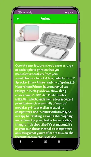 Canon Mobile Mini Guide Screenshot 3