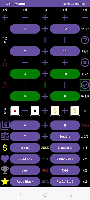 Dice Roulette Screenshot 2