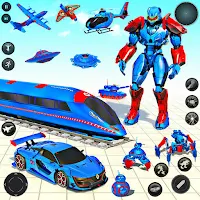 Train Robot Transform Car Game