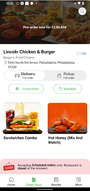 Lincoln Chicken & Burger Screenshot 1