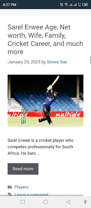 Cricket Arroyo Screenshot 0