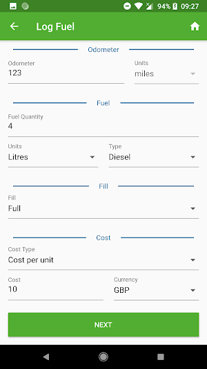 Log Fuel Screenshot 2