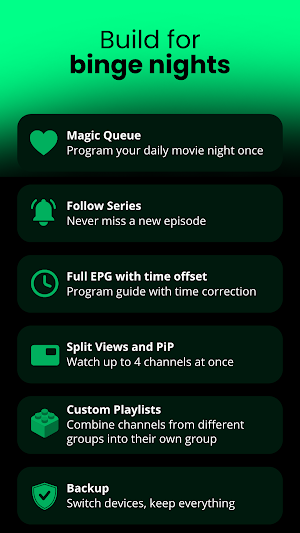 qpTV - Smart IPTV Media Player Screenshot 1