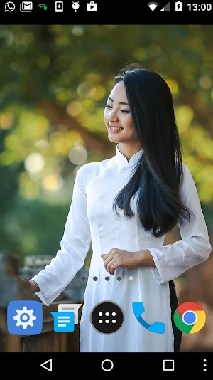 vietnam girl wallpaper Screenshot 1