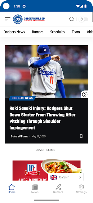 DodgerBlue.com Screenshot 0