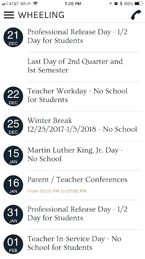 Wheeling Elementary School Screenshot 3