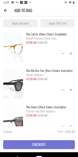 Fritz Eyewear Collection Screenshot 3