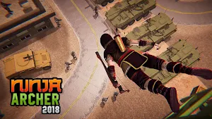 Ninja Archer Assassin FPS Shooter: 3D Offline Game Screenshot 0