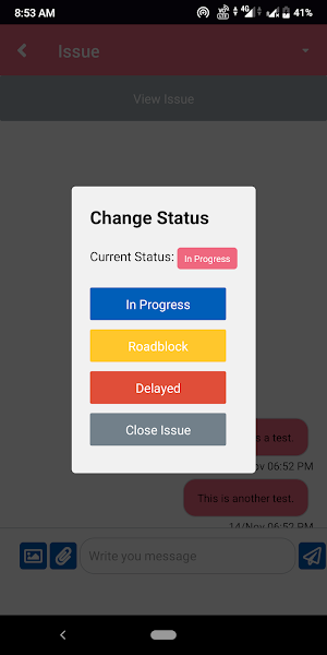 RAP Issue Tracker Screenshot 3