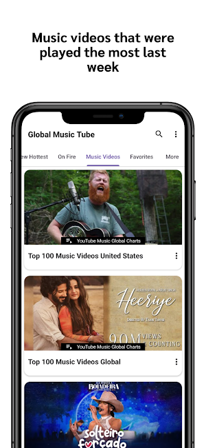 Global Music Tube Screenshot 2