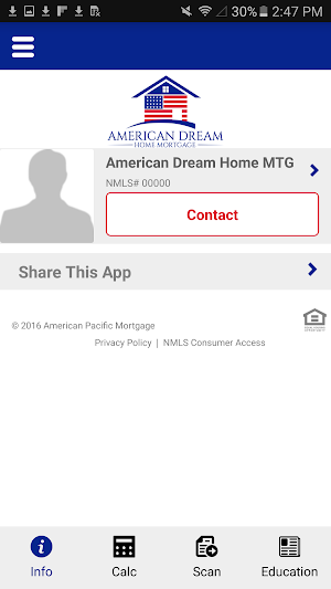 American Dream Home Mtg Mobile Screenshot 0
