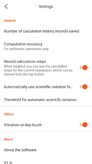 Scientific calculators Screenshot 0
