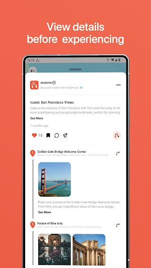 RouteMe Screenshot 2