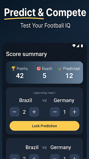Football Live Scores & Predict Screenshot 1