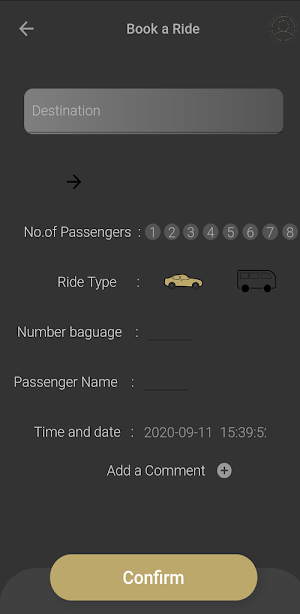 Taxi Booking Screenshot 3