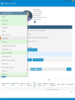 EHR Incidents App Screenshot 0