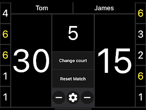 Tennis Scoreboard Screenshot 3