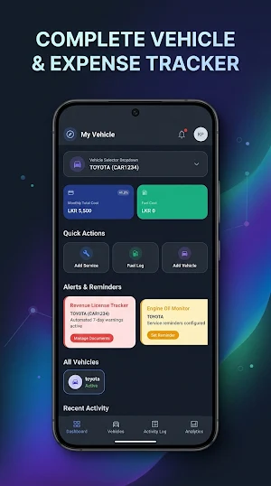 Vehicle Expense Tracker: Fuel Screenshot 0