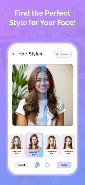 AI Hairstyle : AI Hair Color Screenshot 2