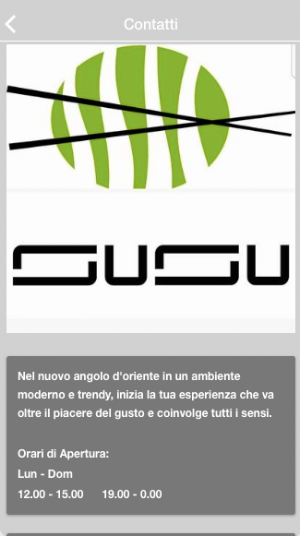 Susu Asian Fusion Firenze Screenshot 1