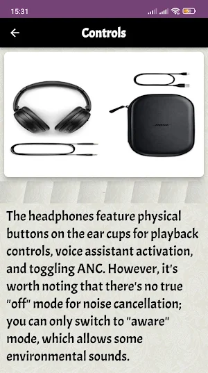 bose quietcomfort 45 guide Screenshot 0