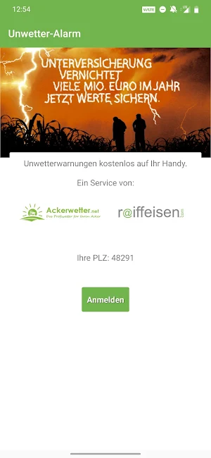 Unwetter-Alarm Screenshot 0