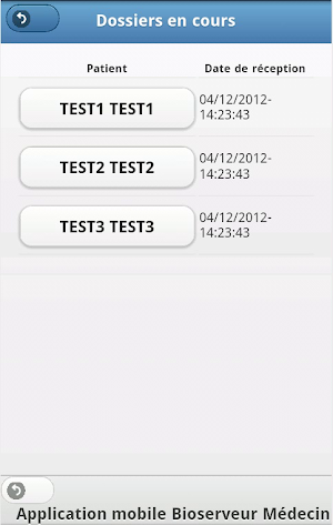 Bioserveur Médecin Screenshot 1