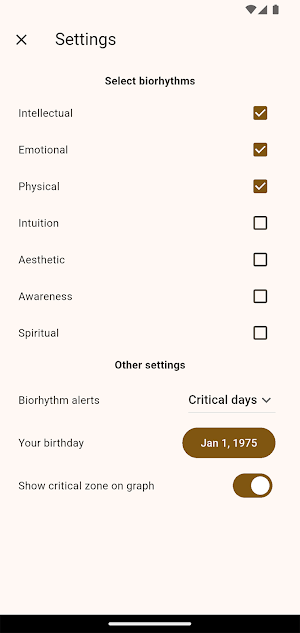 Biorhythmmm Screenshot 2