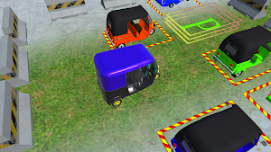 City Rickshaw Parking 3D Game Screenshot 2