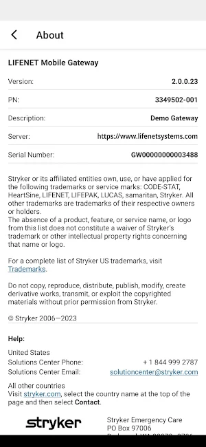 LIFENET Mobile Gateway Screenshot 2