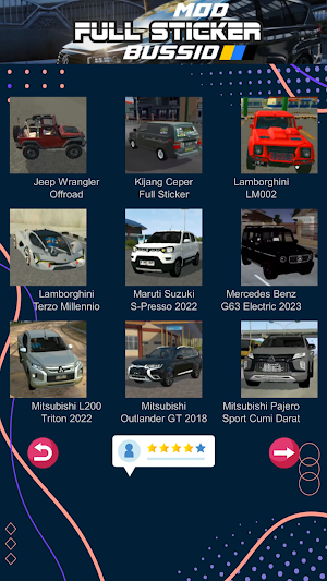Mod Bussid Mobil Full Sticker Screenshot 3