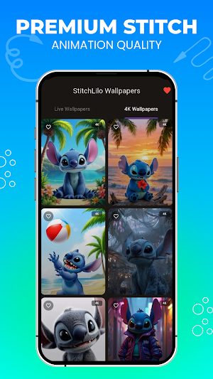 Stitch Cute Live Wallpaper HD Screenshot 0