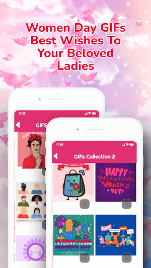 Women Day Cards Wishes GIFs Screenshot 2