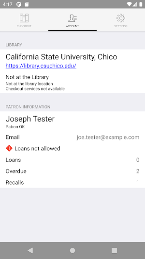 Meriam Library UScan Screenshot 3