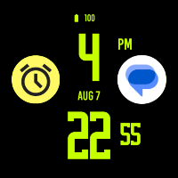 Hero Green Watch Face