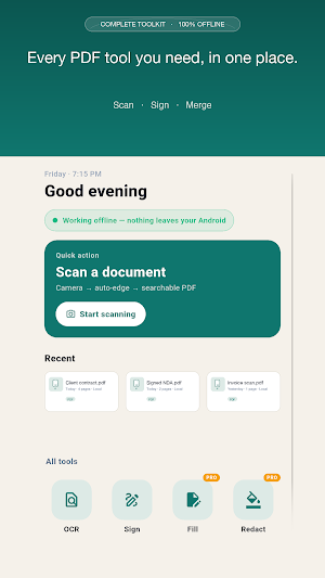 PDF Privio: Scanner & Editor Screenshot 0