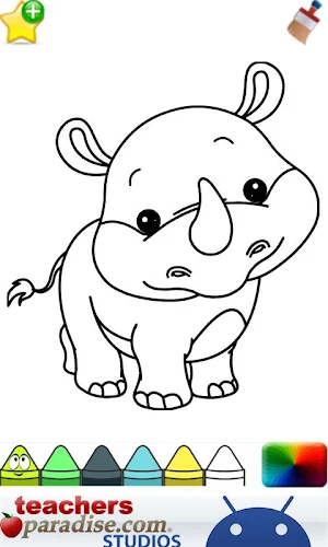 Cute Animals Coloring Book Screenshot 2