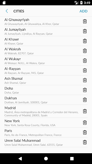 Qatar Weather Screenshot 3