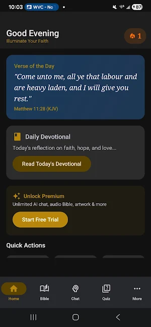 Lumina: AI Bible Study & Audio Screenshot 0