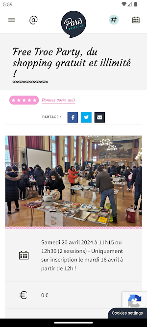 Paris Friendly bons plans Screenshot 2