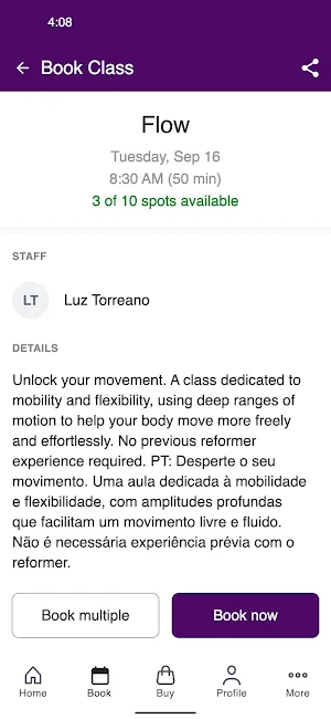 FITQOR Fitness & Pilates Screenshot 2