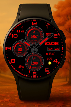 Nebula Hybrid Watch Face Screenshot 2