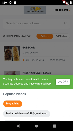 Mycunto Delivery Screenshot 0