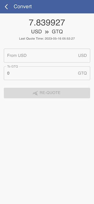 USD to GTQ Screenshot 1