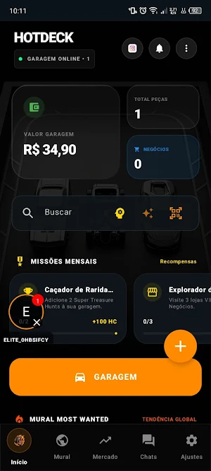 Garagem Hot Wheels: HotDeck Screenshot 1