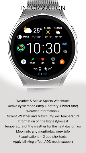 MIMIX Digital WP04 Watchface Screenshot 3